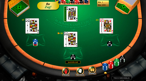 classic blackjack casino game